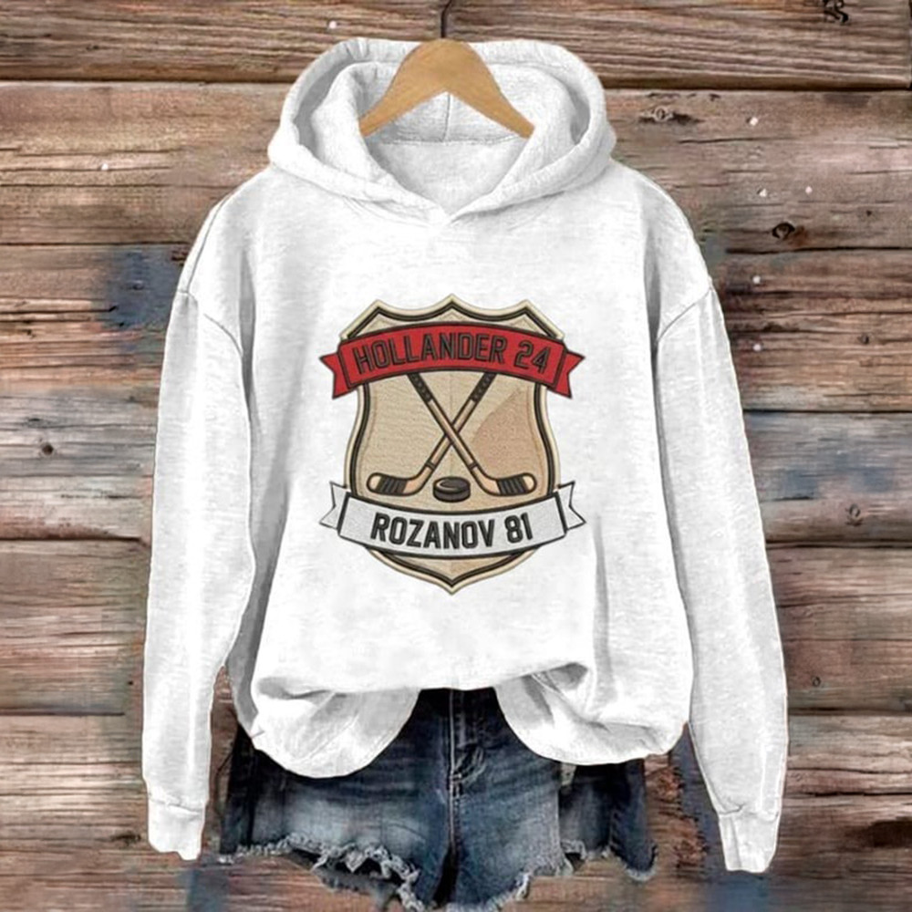 Heated Rivalry Merch Hollander 24 Rozanov 81 Hoodie Game Day Hooded Sweatshirt