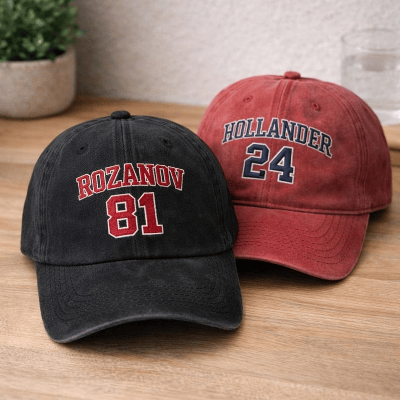 Heated Rivalry Merch Hollander Rozanov Hockey Romance Embroidered Hat LGBT Hockey Movie Cap