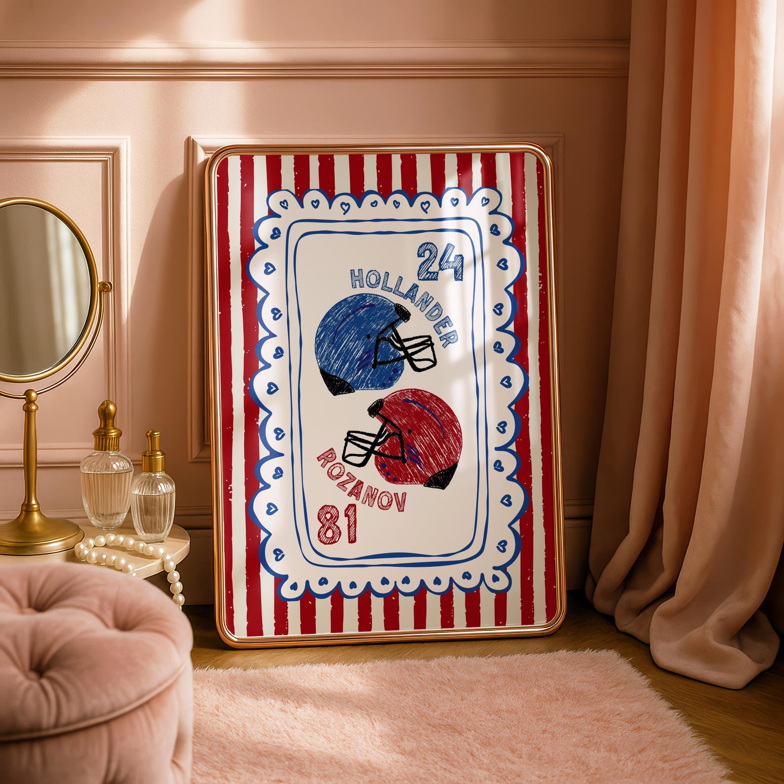 Heated Rivalry Merch Hollander Rozanov Poster Heated Rivalry Inspired Wall Art Gifts For Fans