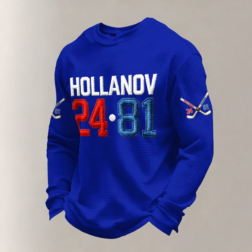 Heated Rivalry Merch Hollanov 24 81 Long Sleeve Shirt Hockey Apparel Gifts For Boyfriend