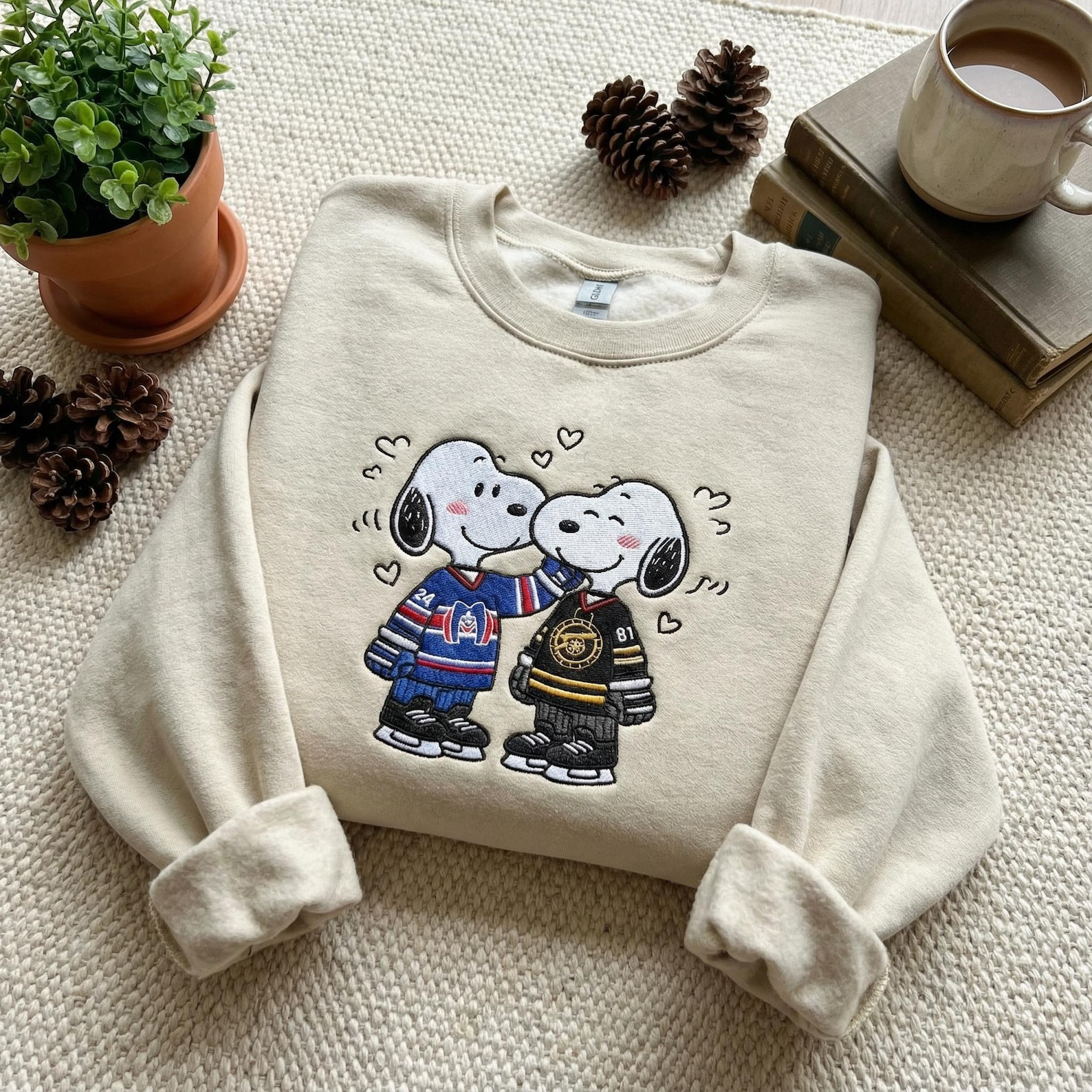 Heated Rivalry Merch Hollanov Beagle Puppy Heated Rivalry Team Hollanov Embroidered Sweatshirt Heated Rivalry Merch Hollanov Beagle Puppy Heated Rivalry Team Hollanov Embroidered Sweatshirt