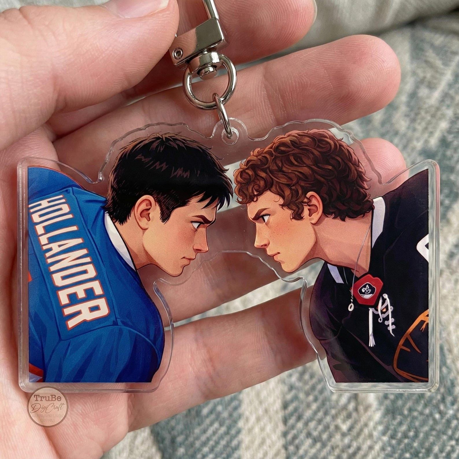 Heated Rivalry Merch Hollanov Heated Rivalry Inspired Keychain Hockey Romance Merch