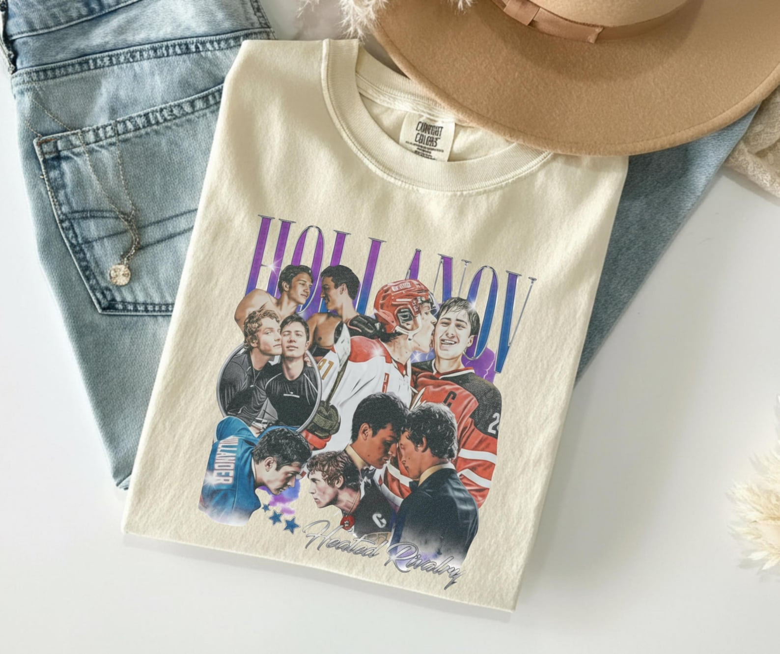 Heated Rivalry Merch Hollanov Heated Rivalry Vintage Shirt Hockey Romance Tee Gifts For Her Heated Rivalry Merch Hollanov Heated Rivalry Vintage Shirt Hockey Romance Tee Gifts For Her