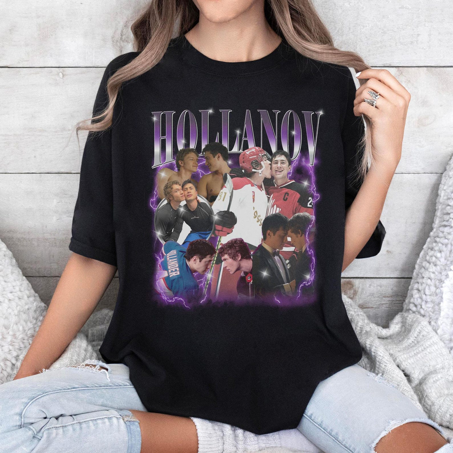 Heated Rivalry Merch Hollanov Shirt Hockey Romance Heated Rivalry Tee Gifts For Fans