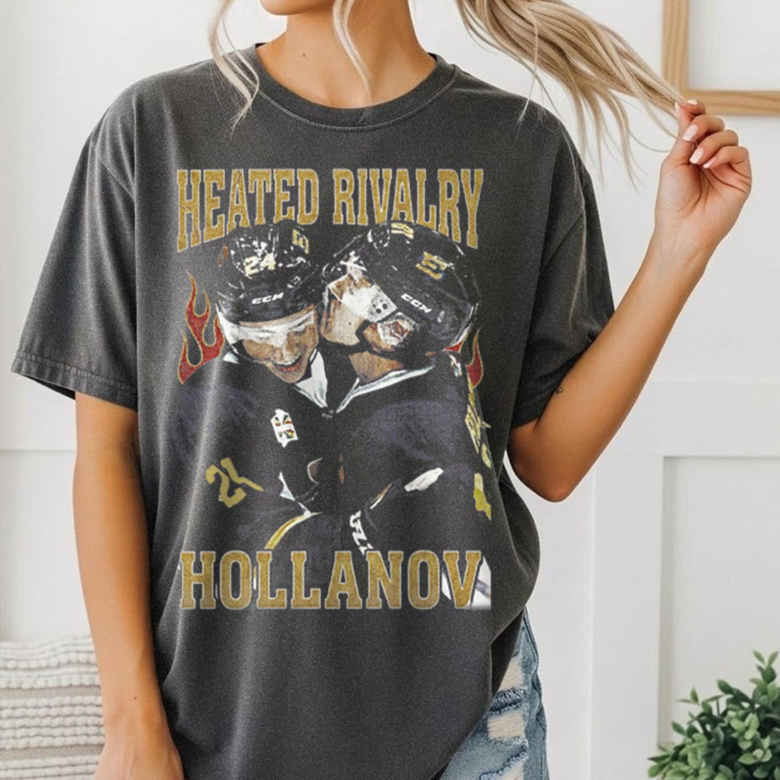 Heated Rivalry Merch Hudson Williams Connor Storrie T-Shirt Heated Rivalry Inspired Shirt Gifts