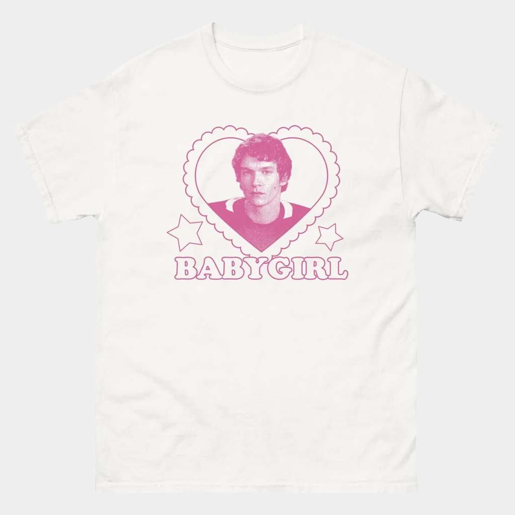 Heated Rivalry Merch Ilya Pink Babygirl T-Shirt Connor Rozanov Rivalry Tee Heated TV Apparel Heated Rivalry Merch Ilya Pink Babygirl T-Shirt Connor Rozanov Rivalry Tee Heated TV Apparel