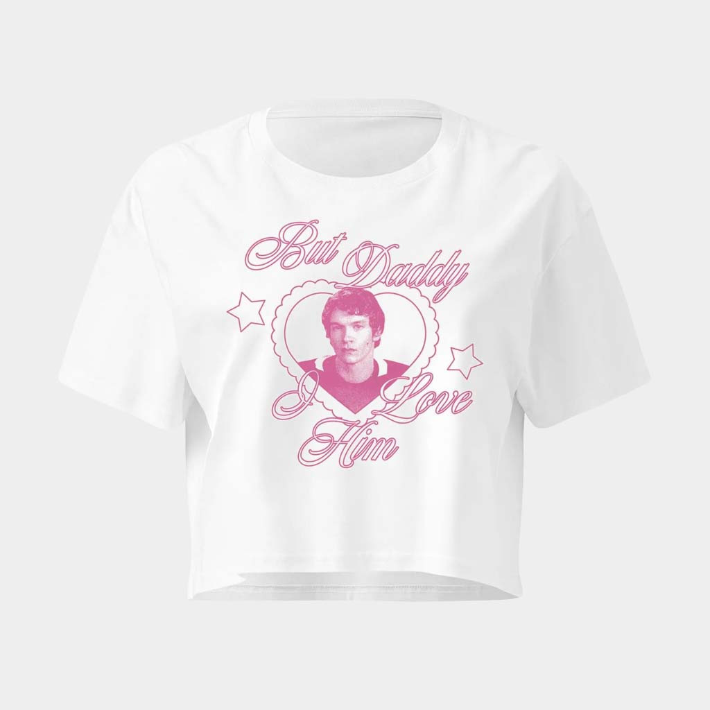Heated Rivalry Merch Ilya Pink But Daddy I Love Him Cropped T-Shirt Connor Rozanov Rivalry Tee