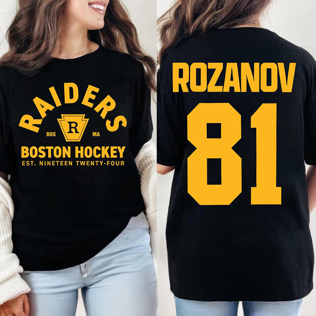 Heated Rivalry Merch Ilya Rozanov 81 Boston Raiders T-Shirt Heated Rivalry Movie Shirt Fan Gift