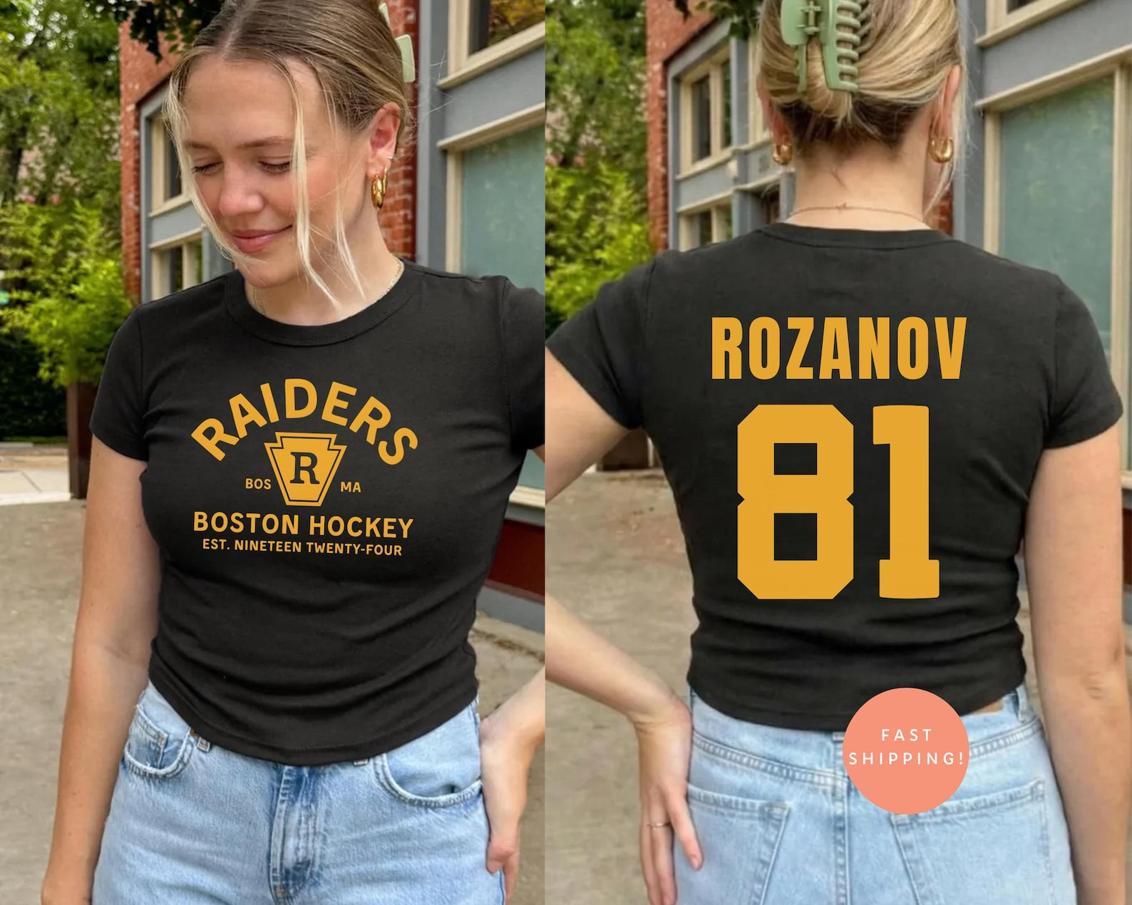 Heated Rivalry Merch Ilya Rozanov Boston Raiders Baby Tee Hudson Williams Connor Storrie Shirt