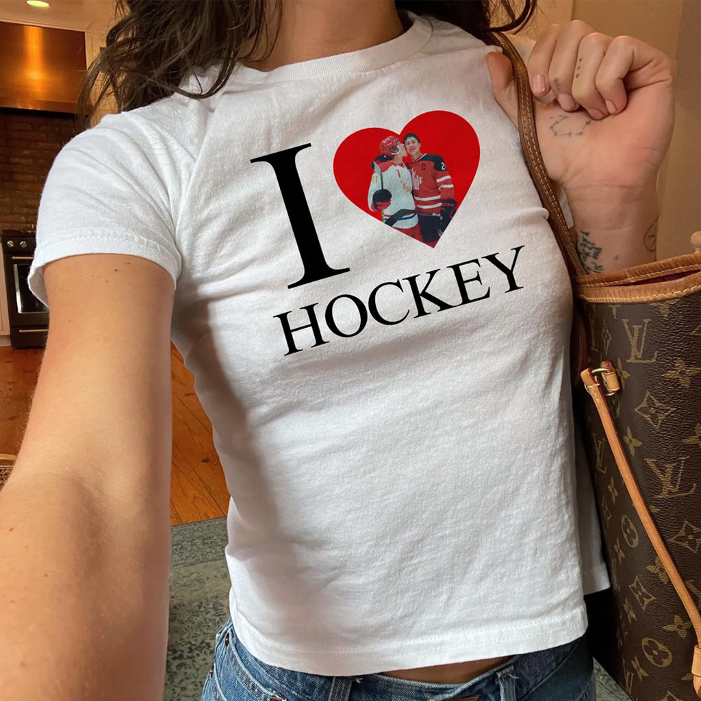 Heated Rivalry Merch Ilya Shane Baby Tee I Heart Hockey Rivalry Shirt Heated Rivalry Fan Gifts