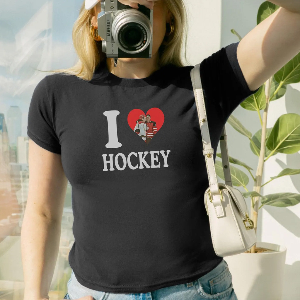 Heated Rivalry Merch Ilya Shane Baby Tee I Heart Hockey Rivalry T-Shirt Hollander Heated TV Tee Heated Rivalry Merch Ilya Shane Baby Tee I Heart Hockey Rivalry T-Shirt Hollander Heated TV Tee