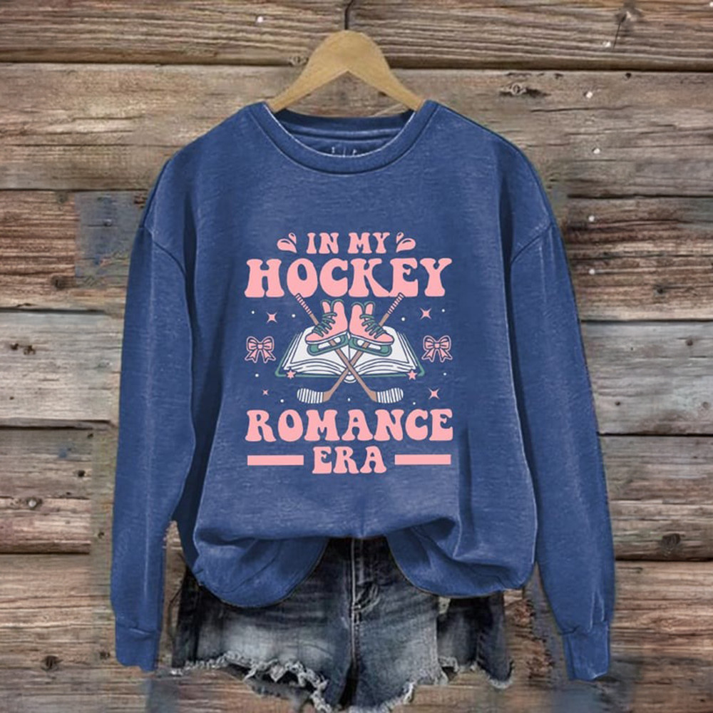 Heated Rivalry Merch In My Hockey Romance Era Sweatshirt Heated Rivalry Apparel Gifts For Her
