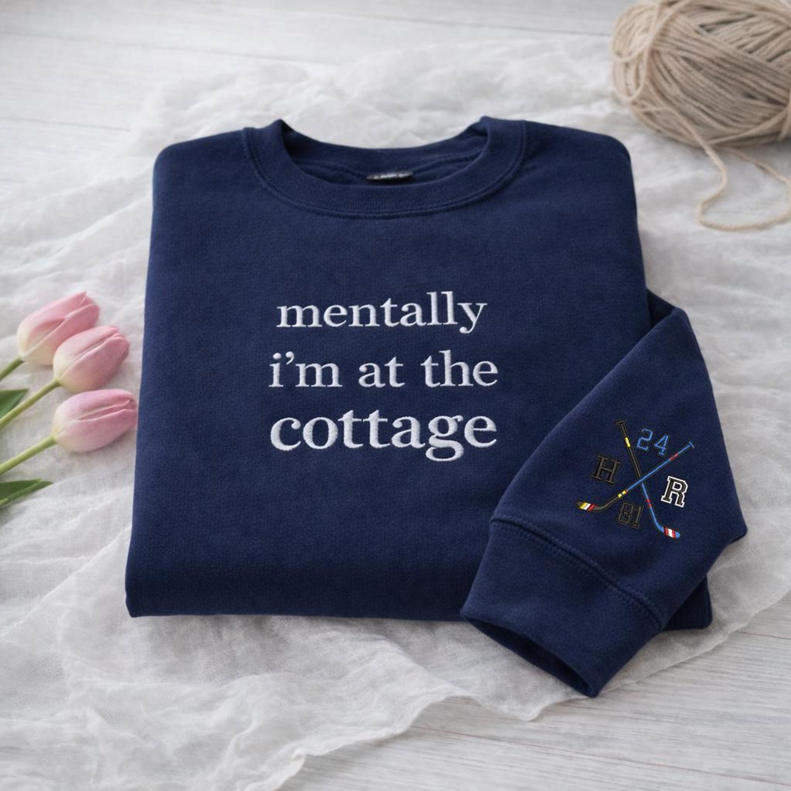 Heated Rivalry Merch Mentally I'm At The Cottage Sweatshirt Heated Movie Rivalry Shirt Women's