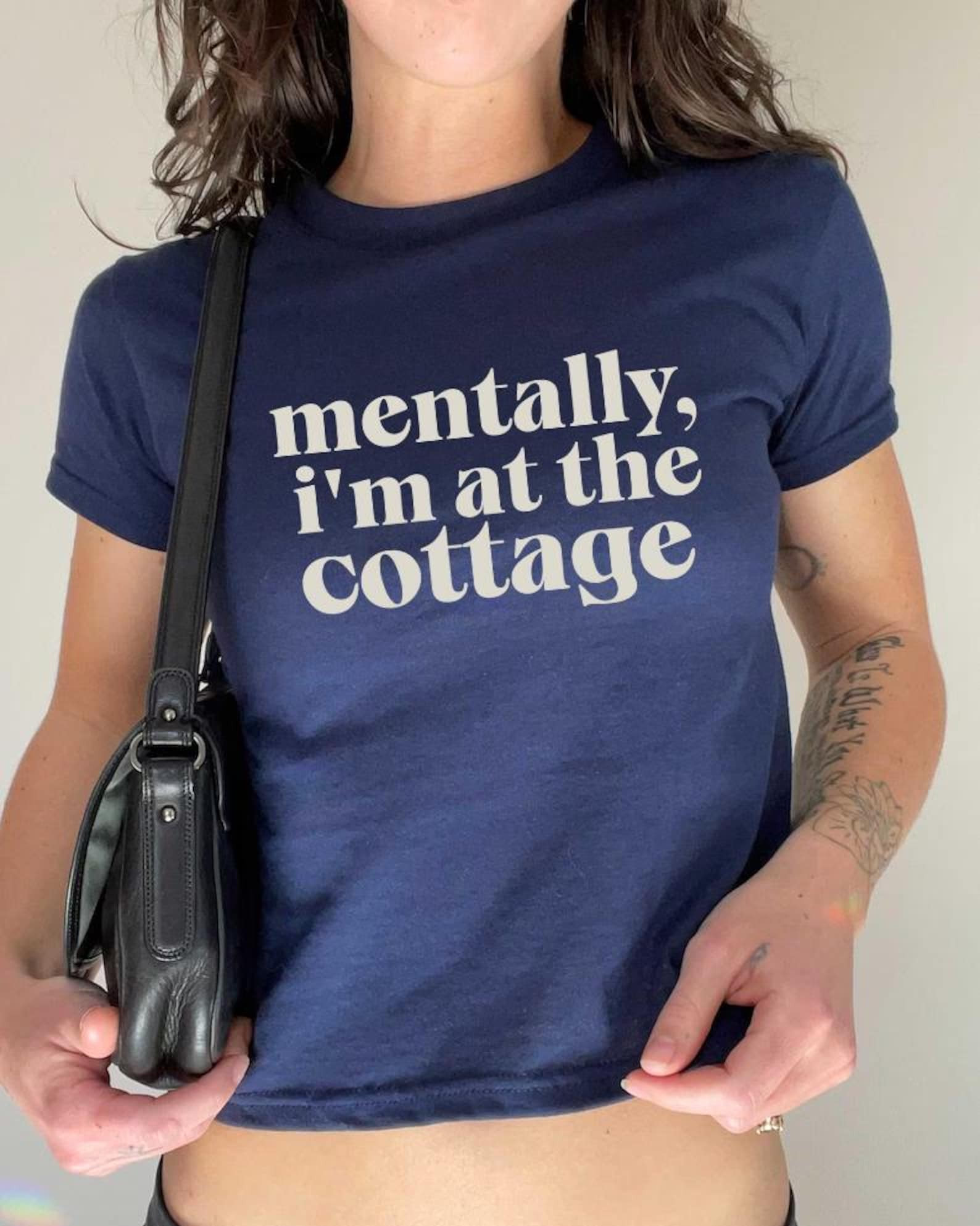 Heated Rivalry Merch Mentally I'm Coming To The Cottage Baby Tee Rozanov Hollander Shirt