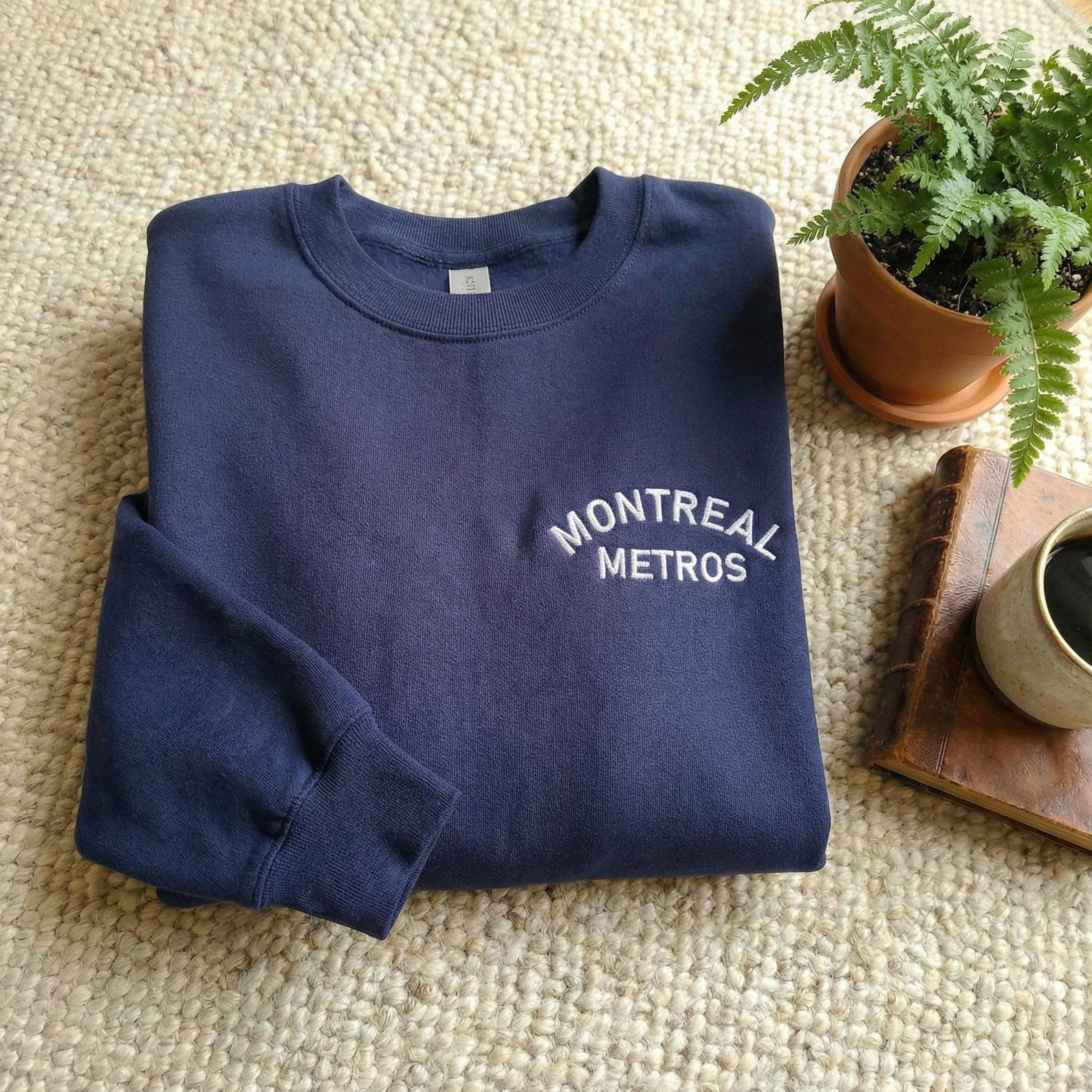 Heated Rivalry Merch Montreal Metros Embroidered Sweatshirt Heated Rivalry Inspired Crewneck