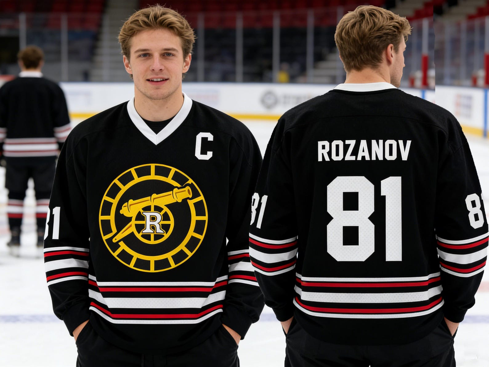 Heated Rivalry Merch Rozanov 81 Hockey Jersey Gifts For Ice Hockey Fans