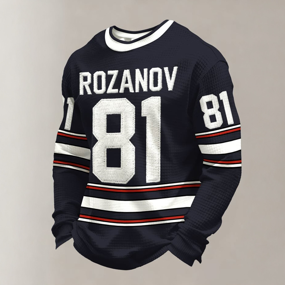 Heated Rivalry Merch Rozanov 81 Long Sleeve Shirt Game Day Clothing Men's Gifts
