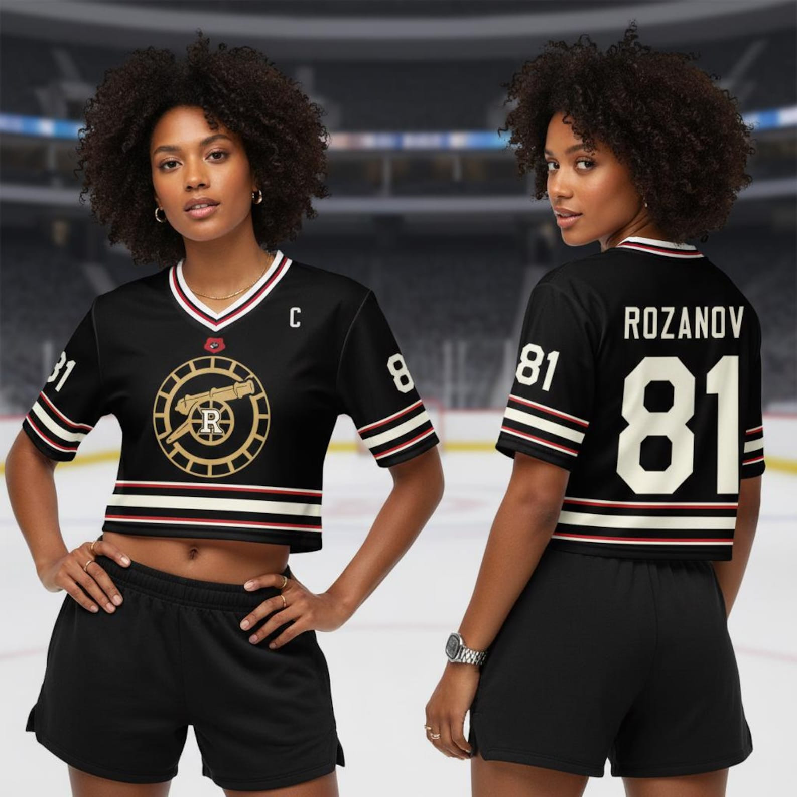 Heated Rivalry Merch ROZANOV And HOLLANDER Heated Rivalry Cropped Jersey Gifts For Wife