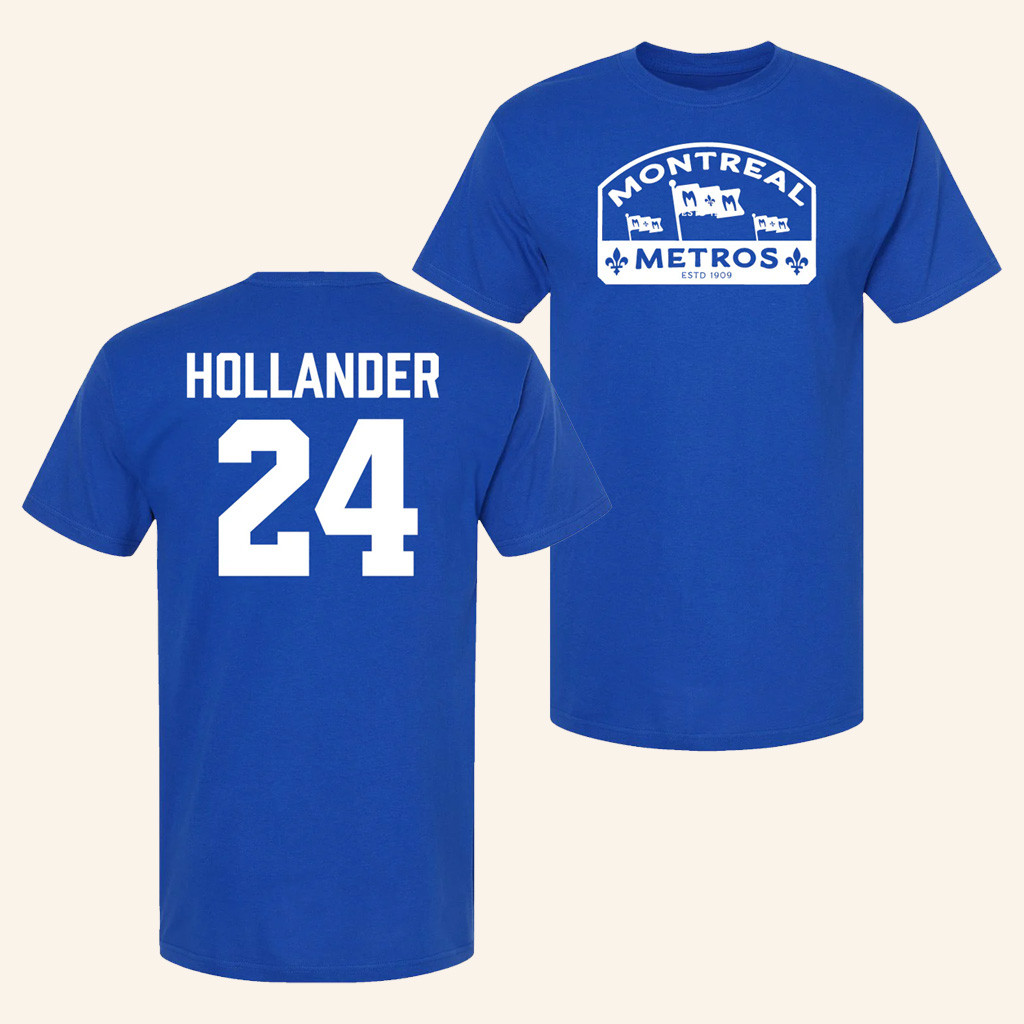 Heated Rivalry Merch Shane Hollander 24 Montreal Metros T-Shirt Dad Christmas Gifts