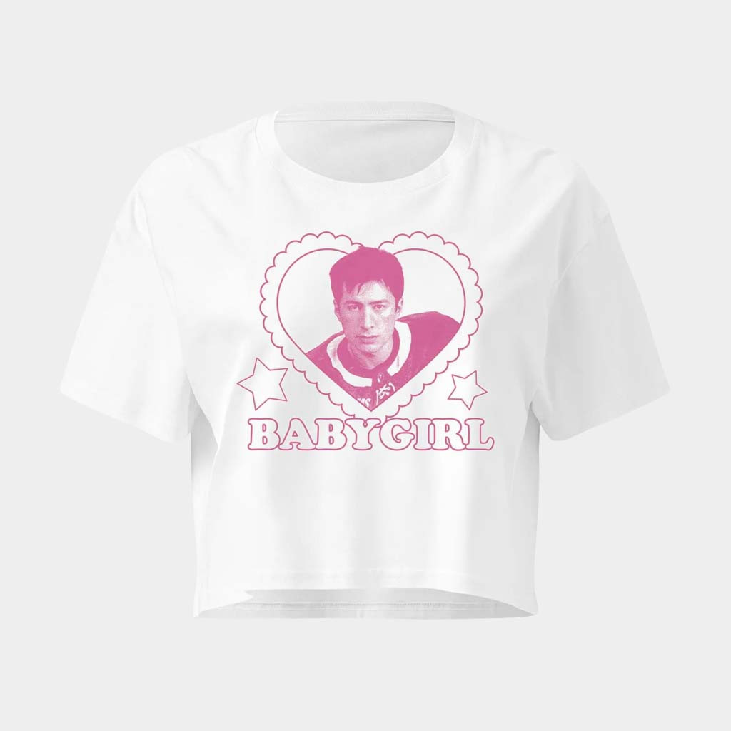 Heated Rivalry Merch Shane Pink Babygirl Cropped T-Shirt Hudson Hollander Rivalry Shirt