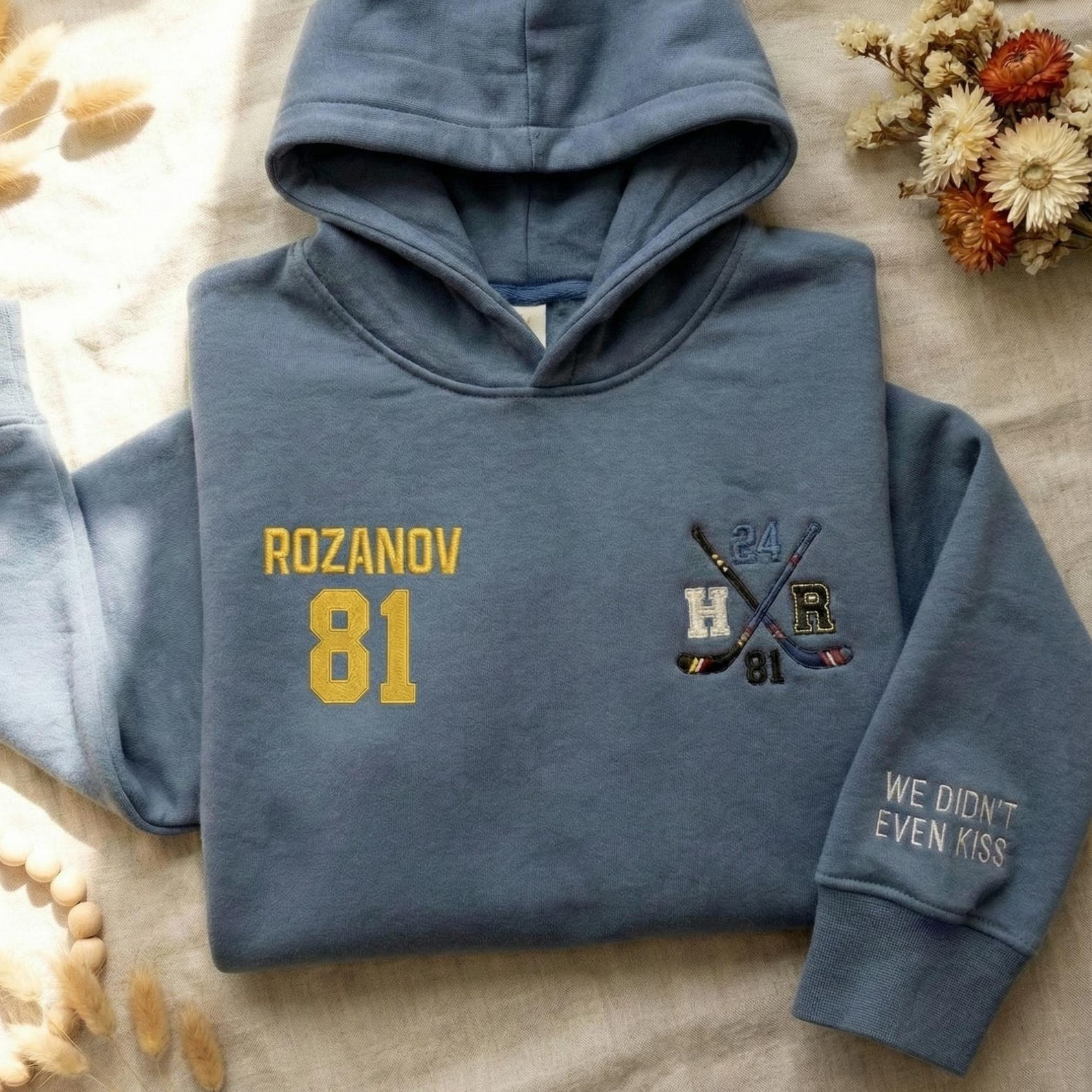 Heated Rivalry Merch Team Hollanov Hoodie LGBT Hockey Romance Movie Inspired Clothing