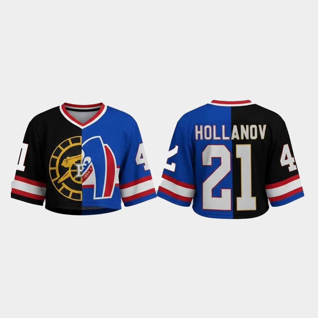 Heated Rivalry Rozanov And Hollander Cropped V-Neck T-Shirt Heated Rivalry Merch Fan Gifts Heated Rivalry Rozanov And Hollander Cropped V-Neck T-Shirt Heated Rivalry Merch Fan Gifts