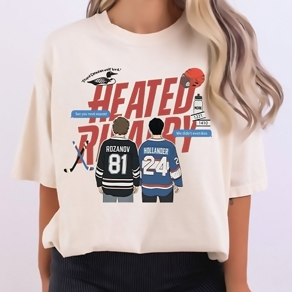 Heated Rivalry Shirt Hockey Romance Book Merch LGBTQ Fan Gear Best Gift For Fans