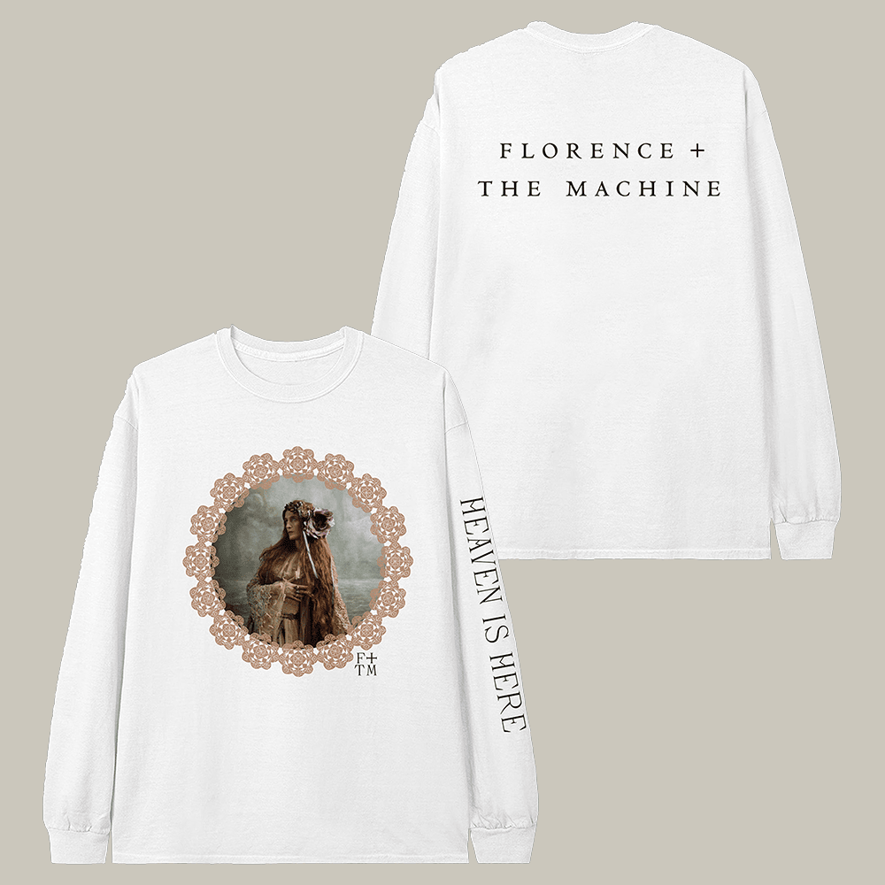Heaven Is Here White Florence And The Machine Long Sleeve Shirt Florence And The Machine Apparel