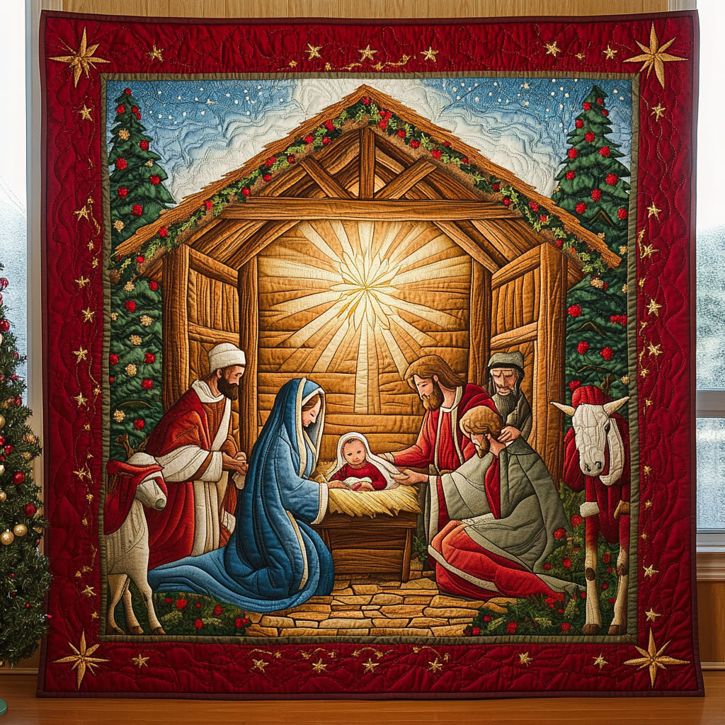 Heavenly Glow Quilt Blanket Christmas Blanket Christian Christmas Presents