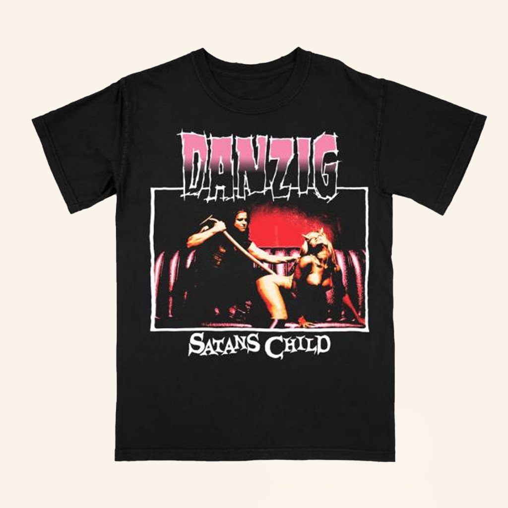 Heaven's Basement Merch Danzig Satans Child T-Shirt Best Gifts For Rock Music Lovers Heaven's Basement Merch Danzig Satans Child T-Shirt Best Gifts For Rock Music Lovers