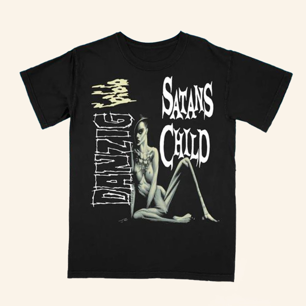 Heaven's Basement Merch Danzig Satans Child T-Shirt Music Gift Ideas For Guys