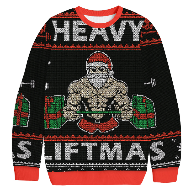 Heavy Liftmas Christmas Ugly Sweatshirt Christmas Gift For Family