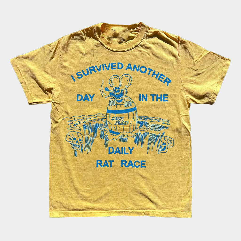 Heavyslime Merch Daily Rat Race T-Shirt Birthday Gifts For Besties