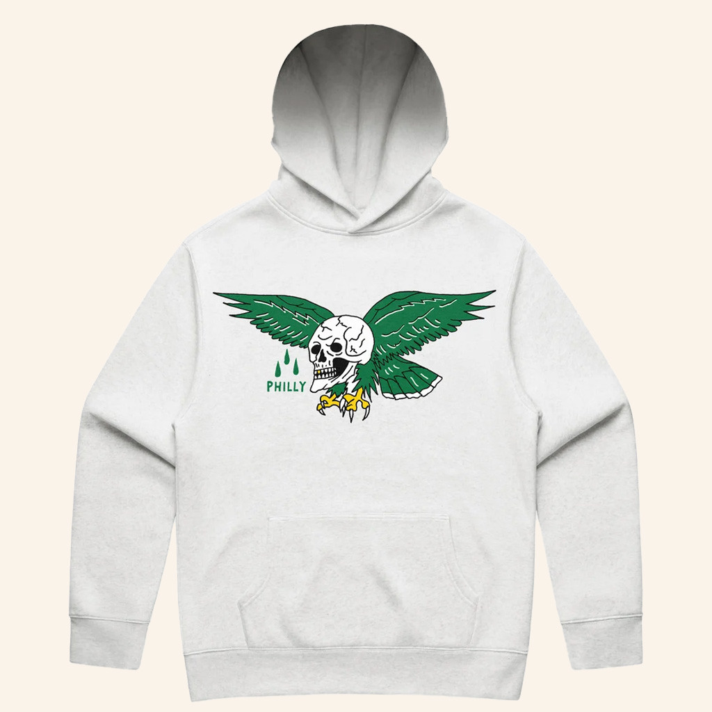 HEAVYSLIME Merch Eagle Skull Hoodie Christmas Presents For Dad