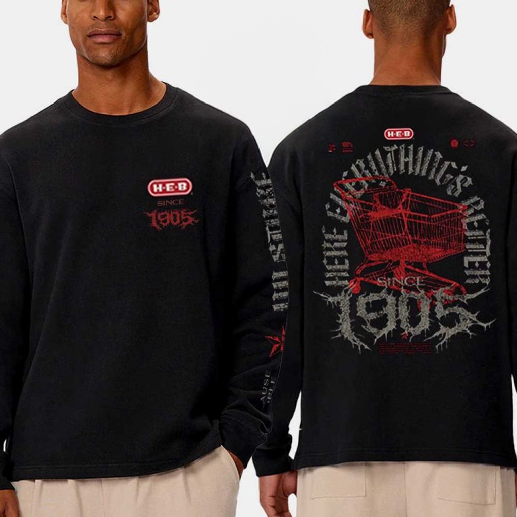 HEB x Connor Dwyer 2025 Metal Tee Health Alliance For Austin Musicians Long Sleeve Shirt Gifts HEB x Connor Dwyer 2025 Metal Tee Health Alliance For Austin Musicians Long Sleeve Shirt Gifts