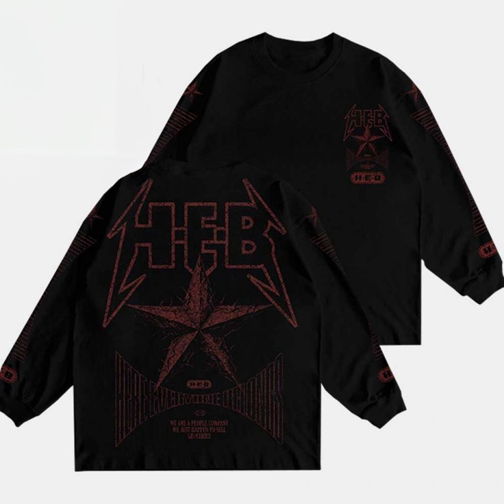 HEB X Connor Dwyer 2025 Metal Tee Star With The Health Alliance Long Sleeve Shirt Fan Gifts