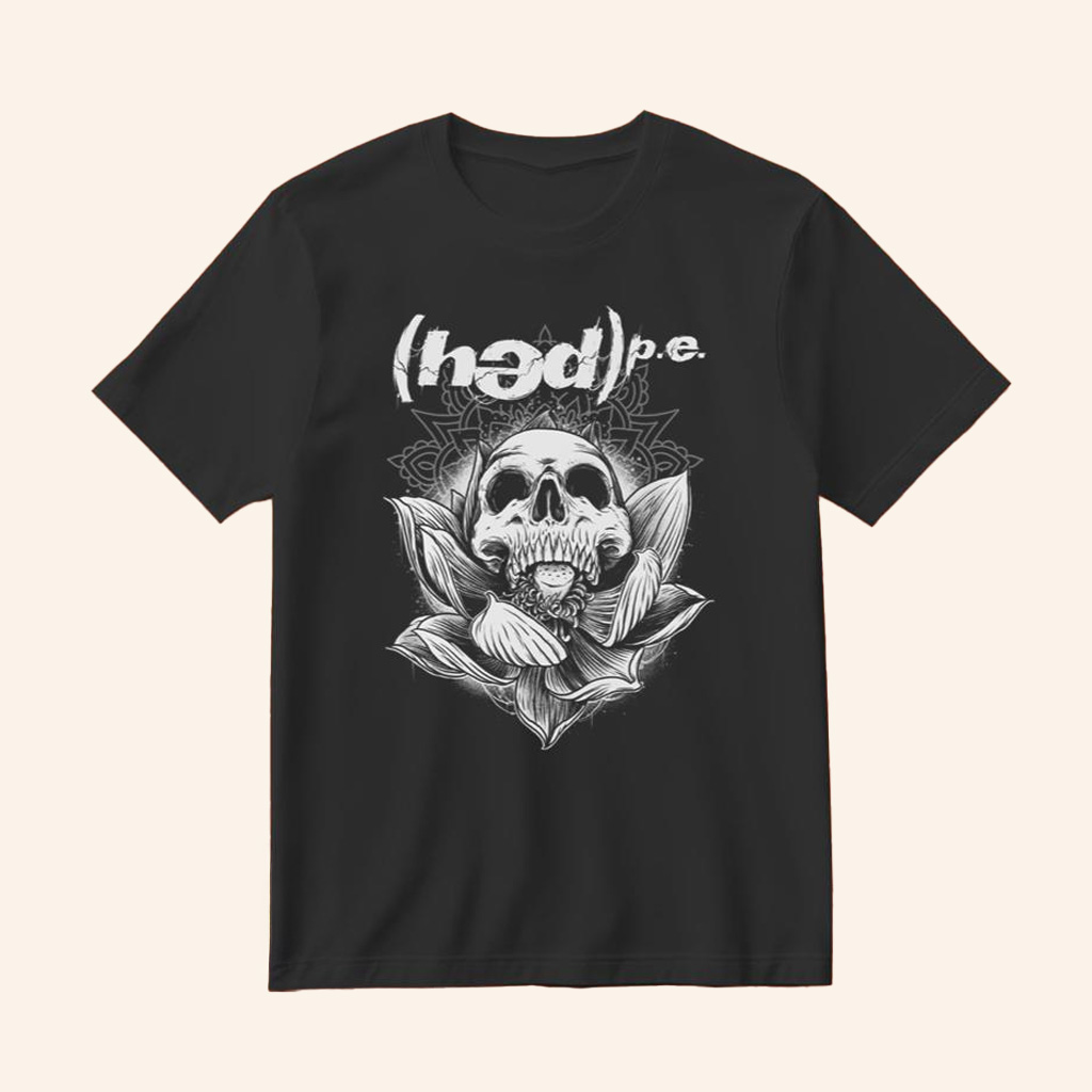 Hed PE Merch Lotus Skull T-Shirt Best Gifts For Rock Music Lovers