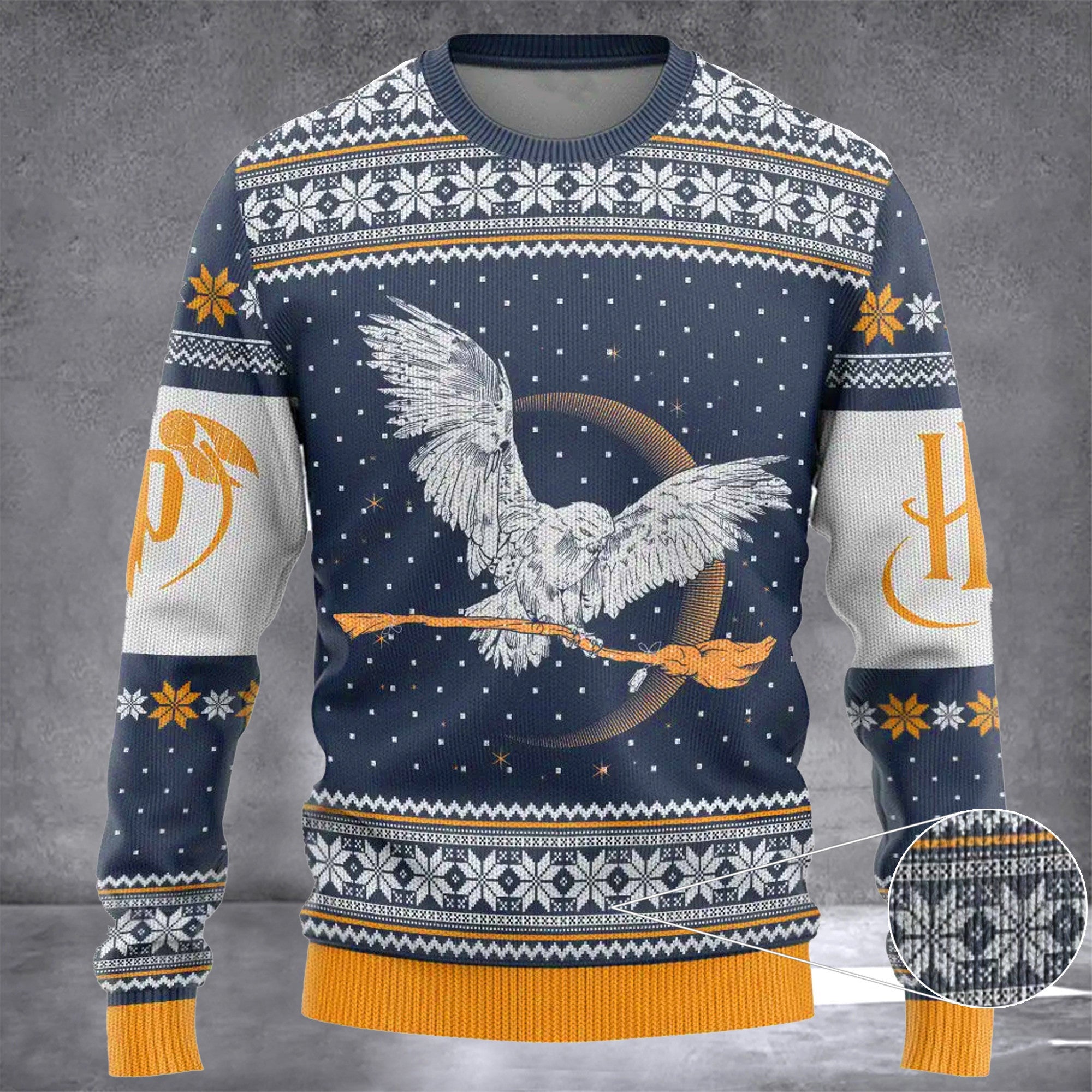 Hedwig Ugly Christmas Sweater 2024 Xmas Holiday Sweater Gifts For Brother Hedwig Ugly Christmas Sweater 2024 Xmas Holiday Sweater Gifts For Brother