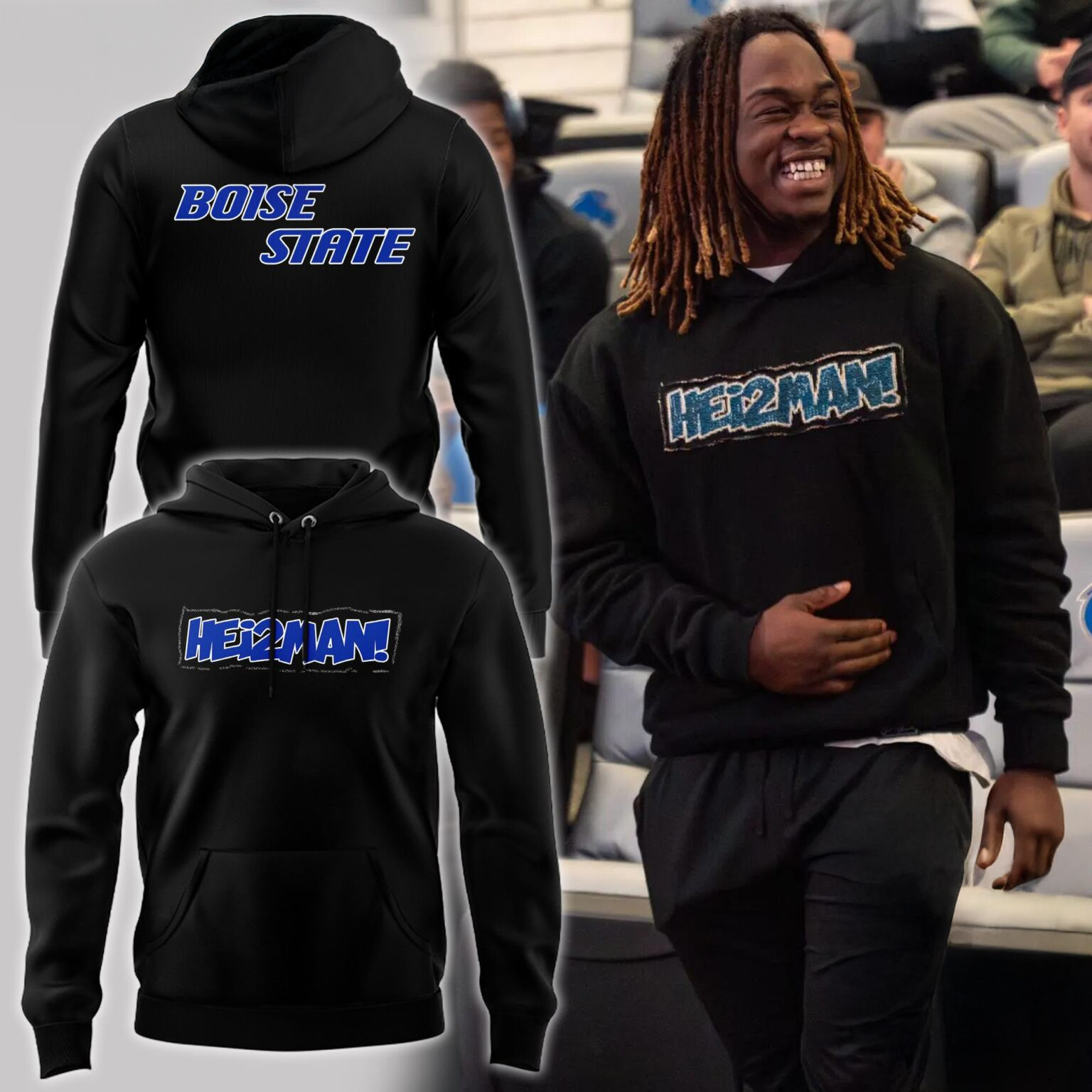 HEI2MAN Boise State Broncos Limited Edition Hoodie Gifts For Fan