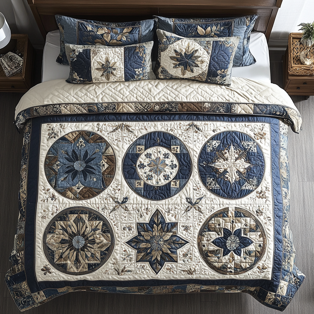 Heirloom Thread Quilted Bedding Set Trendy Bedding Merch for Modern Homes