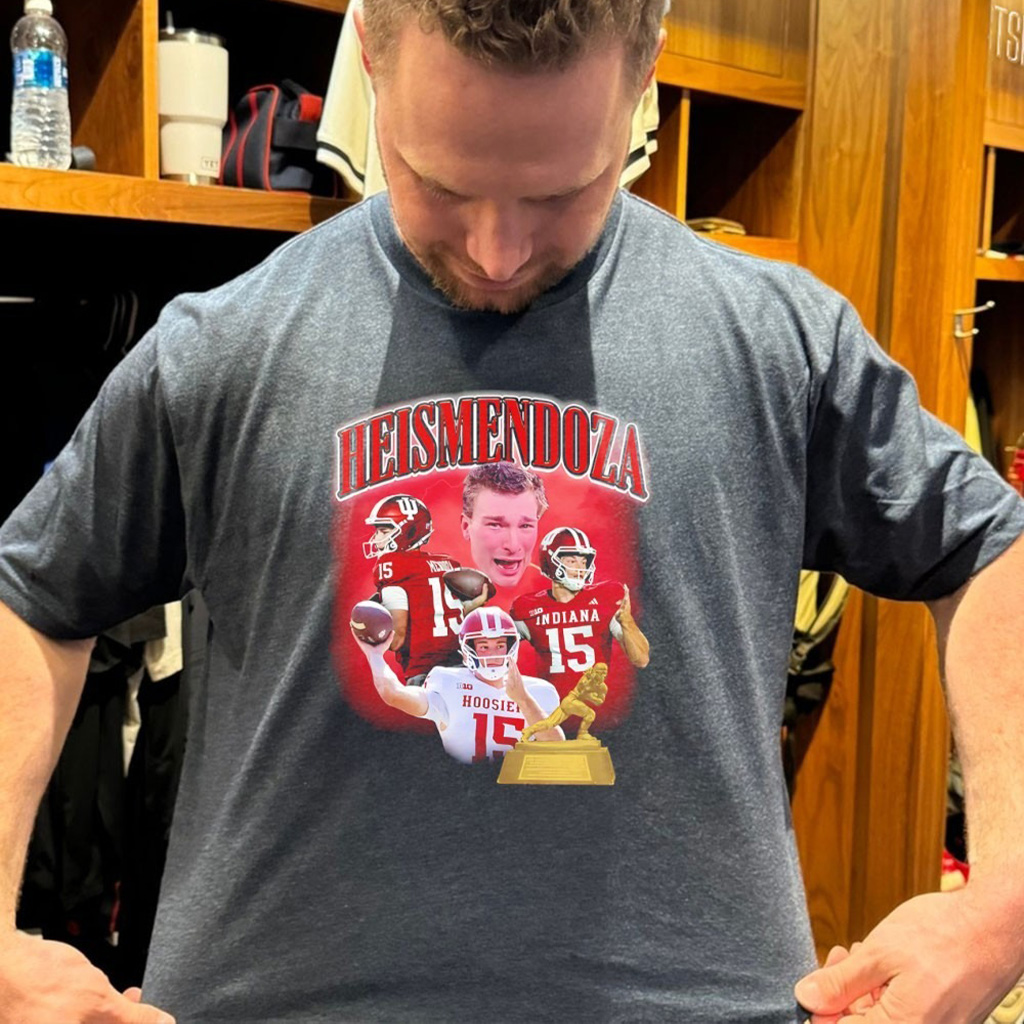 Heismendoza Fernando Mendoza Indiana Hoosiers T Shirt Heismendoza Fernando Mendoza Indiana Hoosiers T Shirt