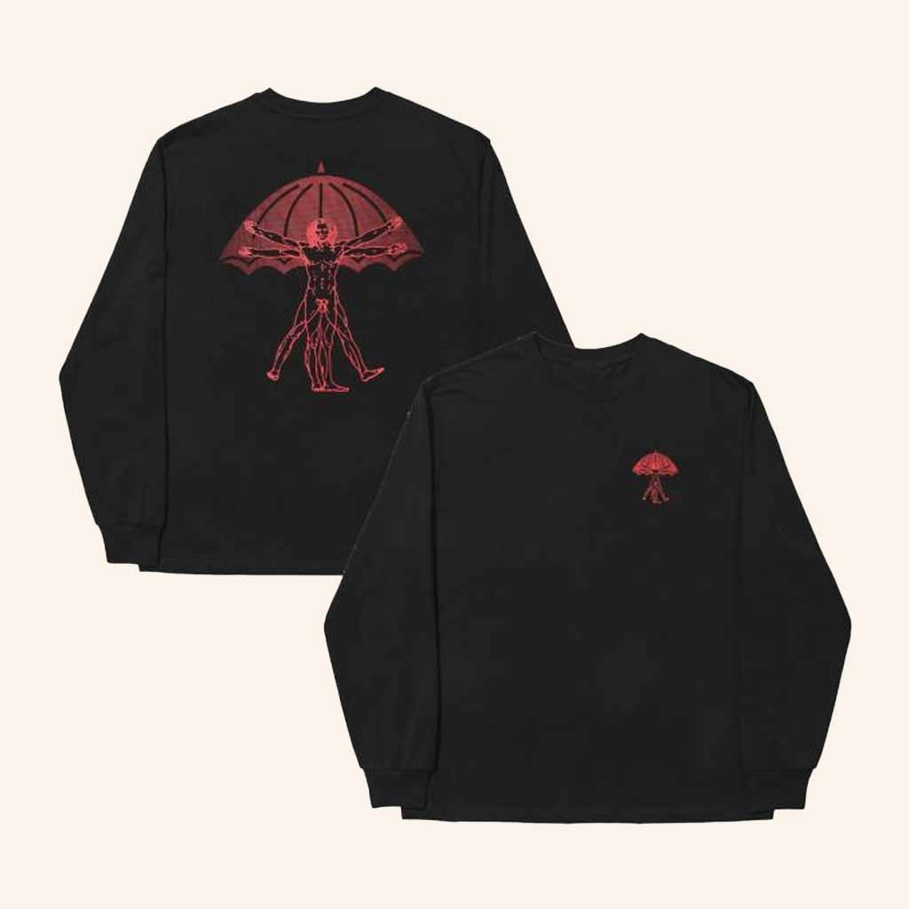 Helascaps Merch Vitruve Long Sleeve T-Shirt Black Good Gifts For Boyfriend Helascaps Merch Vitruve Long Sleeve T-Shirt Black Good Gifts For Boyfriend