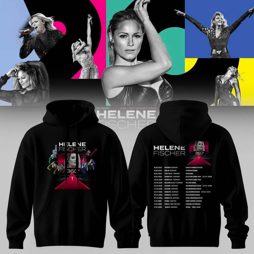 Helene Fischer 20 Jahre 360 Stadium Tour Hoodie Helene Fischer Merch Gifts For Fans