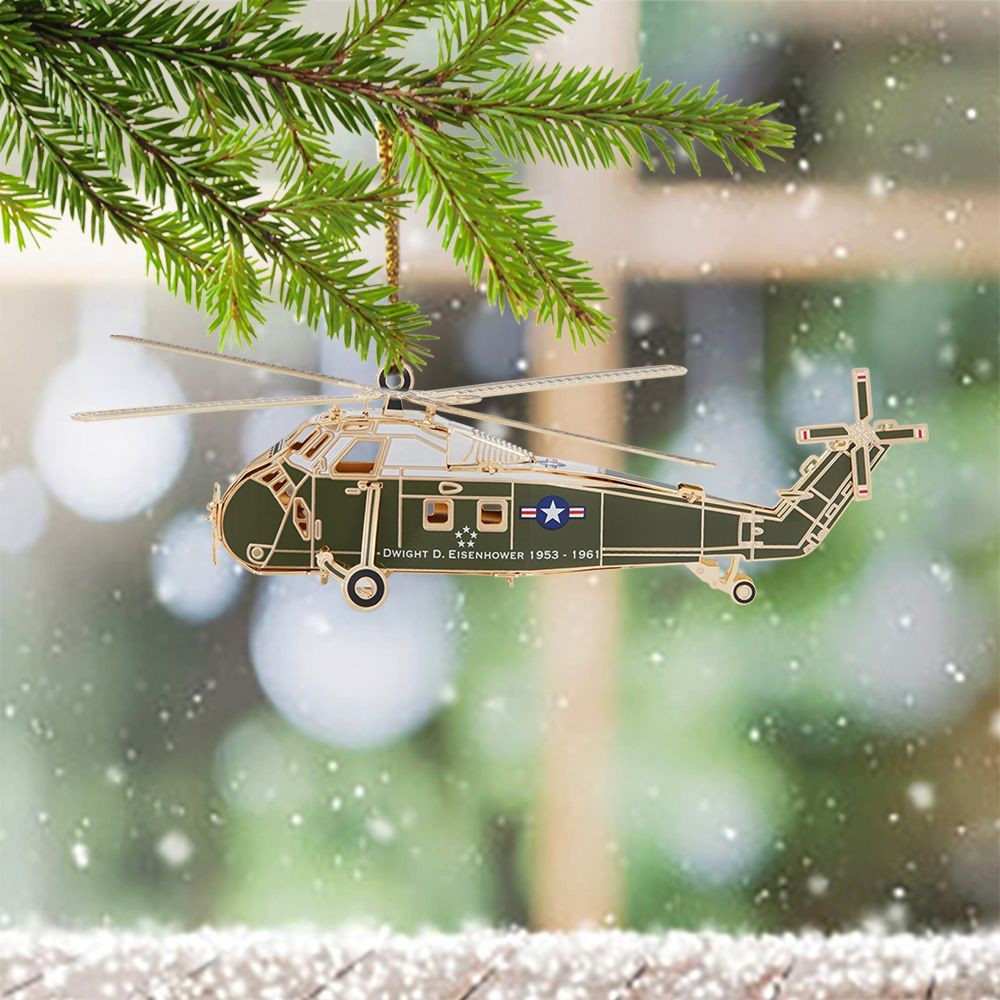 Helicopter White House Ornament White House Christmas Tree Decorations 2024