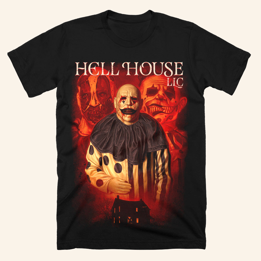 Hell House LLC The Basement Beckons T-Shirt Halloween Merch Gift Ideas For Father In Law