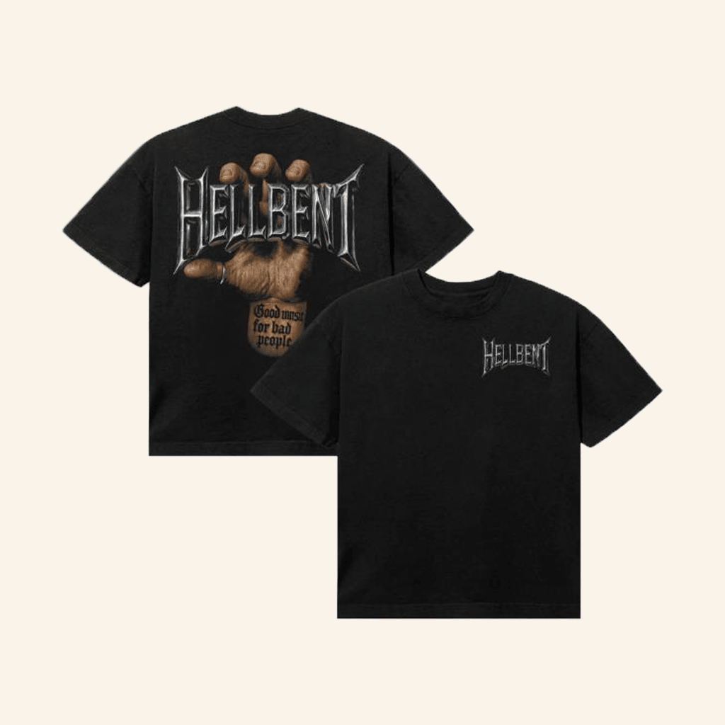 Hellbent Records Merch Chrome Hands Logo T-Shirt Husband Gifts Hellbent Records Merch Chrome Hands Logo T-Shirt Husband Gifts