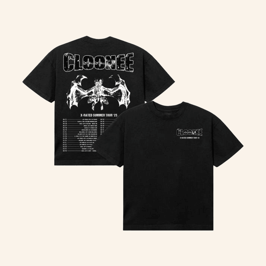 Hellbent Records Merch Cloonee X-Rated Summer 25 Tour T-Shirt Husband Gifts Hellbent Records Merch Cloonee X-Rated Summer 25 Tour T-Shirt Husband Gifts