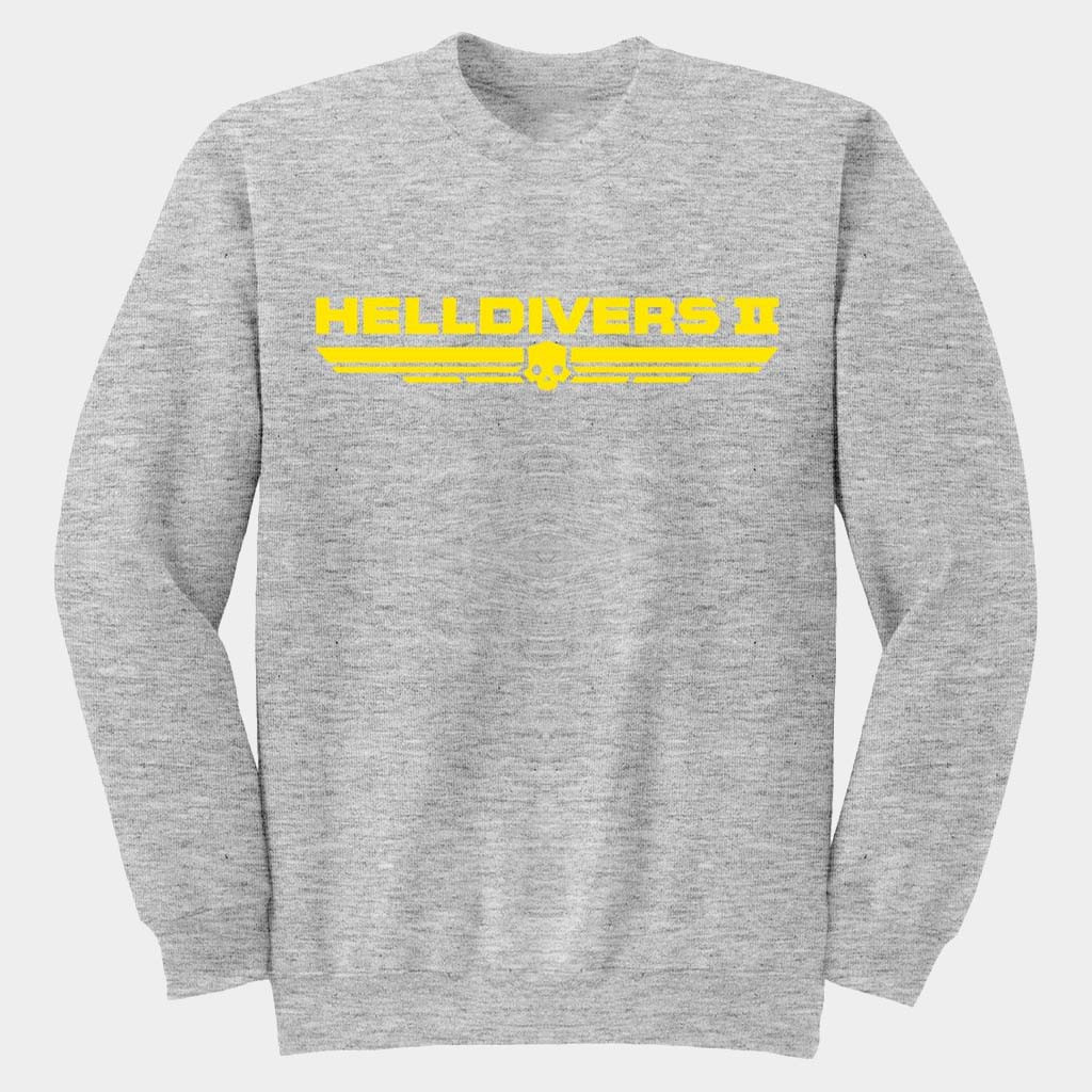 Helldivers 2 Merch Helldivers Logo Sweatshirt Birthday Presents For Boyfriend