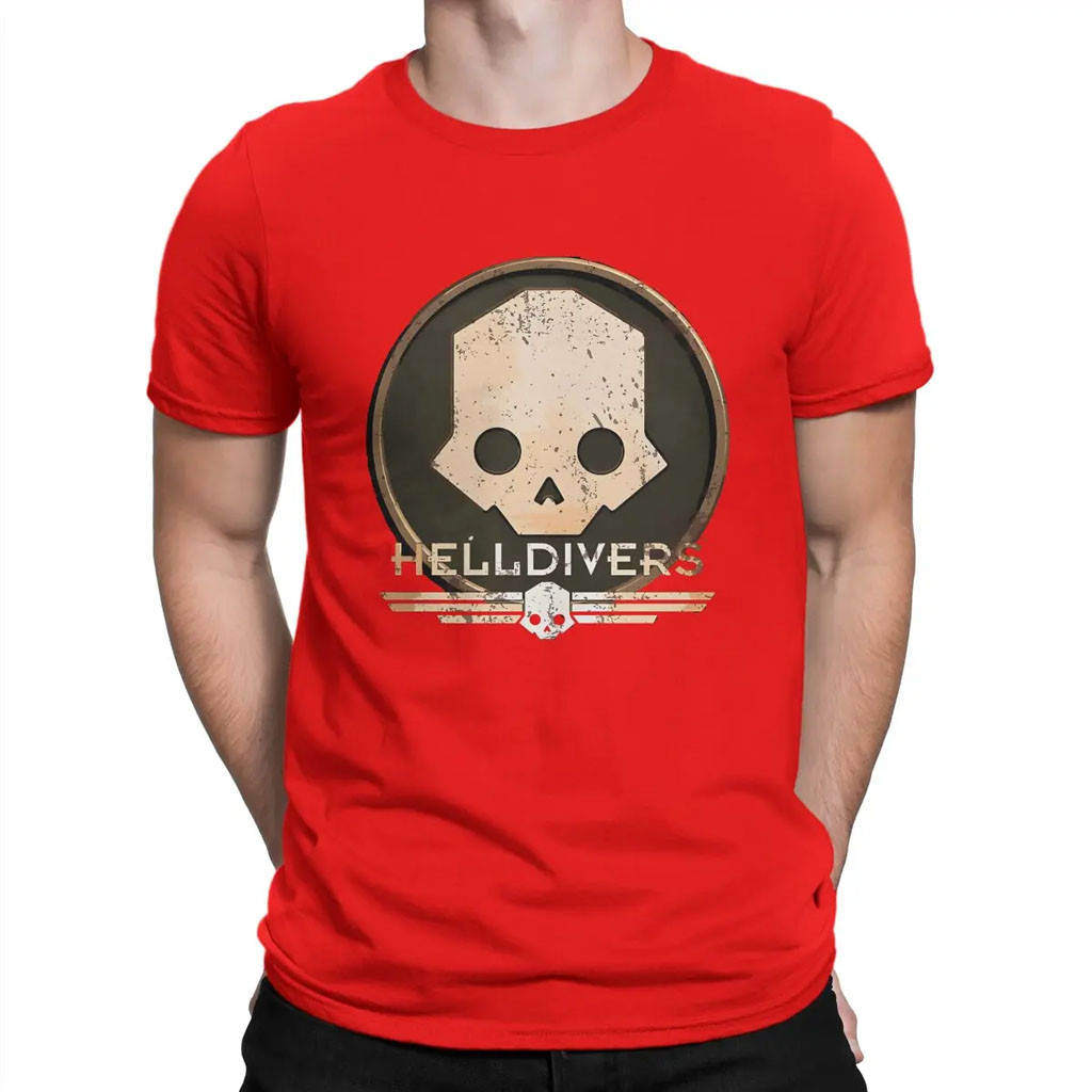 Helldivers Merch 2026 Logo Skull Shirt Birthday Gift Ideas For Video Game Lovers