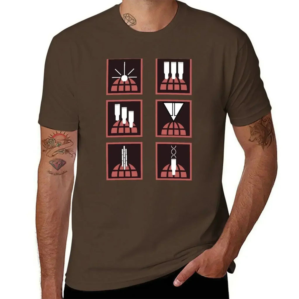 Helldivers Merch 2026 Orbital Stratagems Icons T-Shirt Game Lovers Gifts For Him